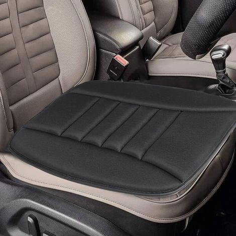 Coussin de siège auto en mousse à mémoire – Tissu respirant et silicone antidérapant – Confort optimal pour voiture et bureau (1/5)