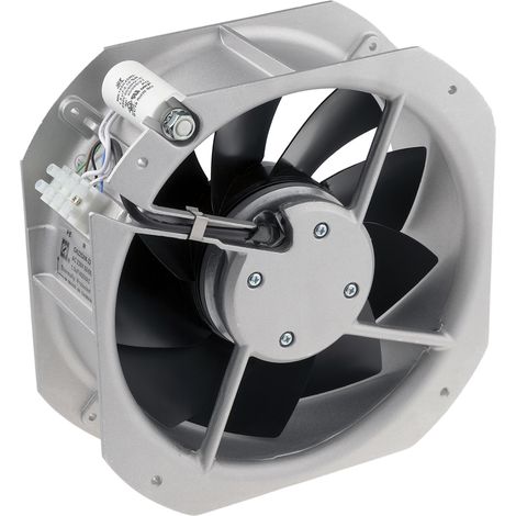 Ventilateur axial RS PRO 230 V c.a., 1019.4m³/h, 225 x 225 x 80mm, 80W ( Prix pour 1 )