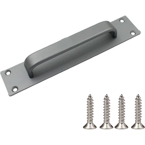 Tirador de aluminio para puertas y armarios de cocina - Gris (1/5)