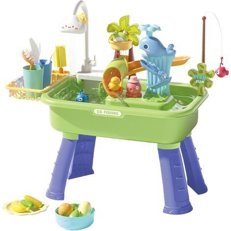 Table de Jeux d'eau - Table de Sable et d'eau pour - Jouet Éducatif (1/5)