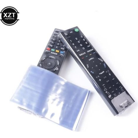 Couleur 6X25CM Film thermorétractable transparent pour TV, 10 pièces, housse de protection pour télécommande, sac Anti-poussière é (1/4)