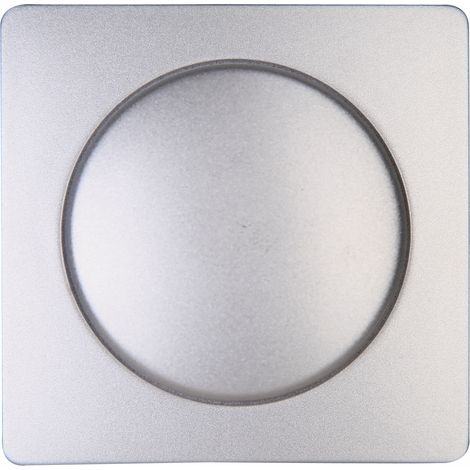 Kopp - PARIS – Dimmer-Abdeckung für Druck-Wechseldimmer, silber - 333720187 (1/2)