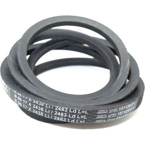 Courroie trapézoidale lisse Contitech Conti V B96 17 x 2438 Li / 2483 Ld
