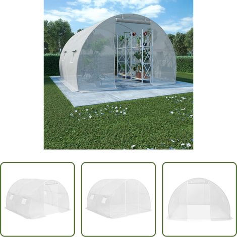vidaXL Protection des plantes - Serre 9 m² 300x300x200 cm (1/5)