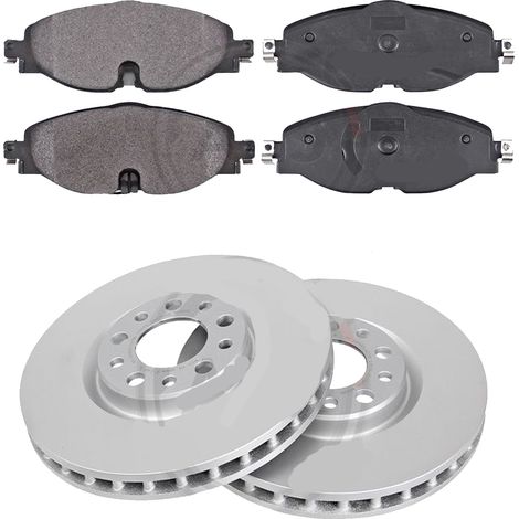 KIT FRENI ANTERIORI compatibile con AUDI Q2 (GAB, GAG) - DISCHI + PASTIGLIE OEM: FDB4433 / 17558 /SOSTITUZIONE DIRETTA/BASSA POLVERE/SILENZIOSO (1/5)