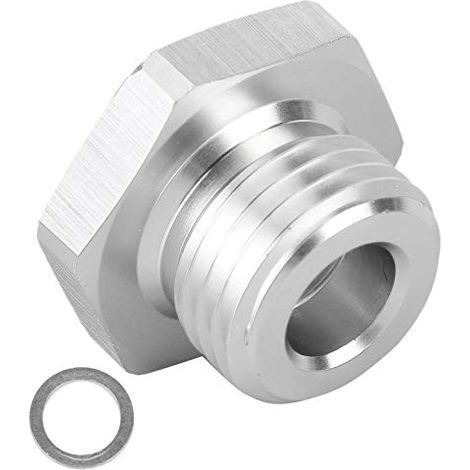Connecteur du capteur de pression d'huile, Adaptateur de Pression D'huile, Adaptateur pour capteur de pression d'huile M16x1,5 vers 1/8 NPT Raccord en aluminium pour moteur série (1/5)
