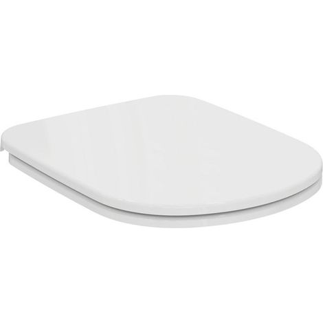 Siège de toilette avec fermeture normale blanc brillant - Ideal Standard I Life (1/5)
