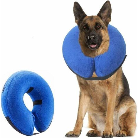 royaluxe -Collier pour Chien Collier de Chien Gonflable de Protection Collier de Protection Collier pour Animaux de Compagnie Réglable Collier de Protection Confortable avec XL (1/5)