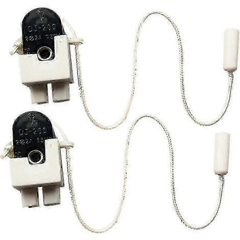 Interrupteur à tirette pour lustre - Lot de 2 interrupteurs à tirette SP (1/5)