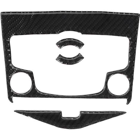 4 pièces - Garniture décorative en fibre de carbone pour panneau CD, compatible avec Chevrolet Cruze 2009-2015 (1/4)
