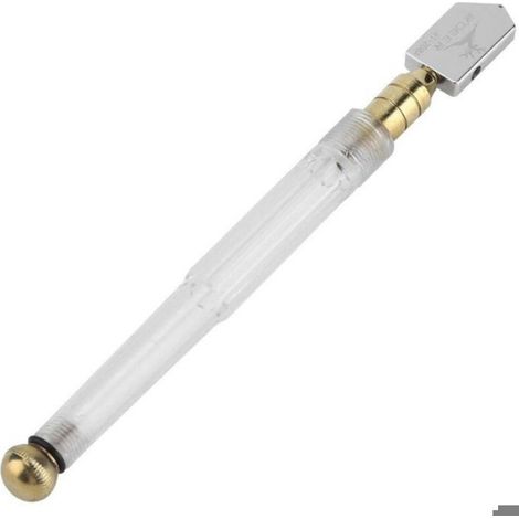 Coupeur de verre professionnel avec poignée en métal pour couper la forme et la conception de crayon de bouteille de miroir de tuile (1/5)
