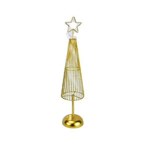 Decorazione Natalizia Forma Albero di Natale con Filo Luminoso 55 cm (1/2)