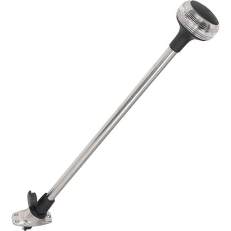 Anchor Light, Quick-Tilt Base Telescopic Stern Light DC12V 24V 3W IP65 Waterproof 360° All-Round White 4000–4500K. (1/5)