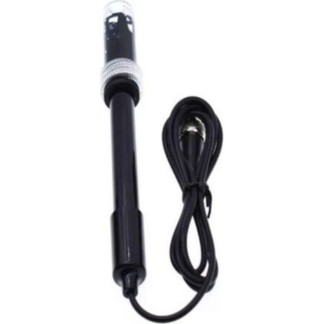 pH-Sonde für Pools, 0–14 pH-Elektrode mit BNC-Anschluss, hochpräzise austauschbare pH-Sonde für pH-Meter, pH-Tester für Aquarien, Schwimmbäder, Labore und Hydrokulturen (1/5)