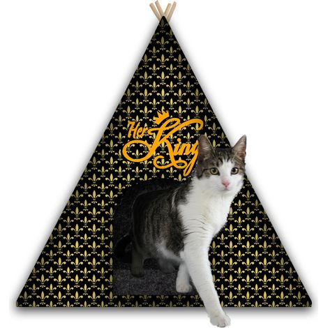 Tienda tipi para perro/gato con cojín HER king L (1/5)