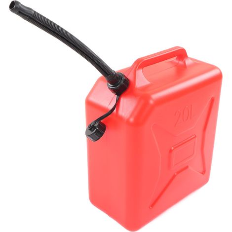 Bidon d'essence 5,2 gallons (20 L) en PEHD haute résistance ignifugé avec graduation, antistatique et de qualité alimentaire. (1/5)