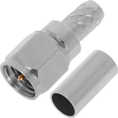 BeMatik - Connecteur á sertir RG-316 (RSMA-Mâle aérienne) (1/5)