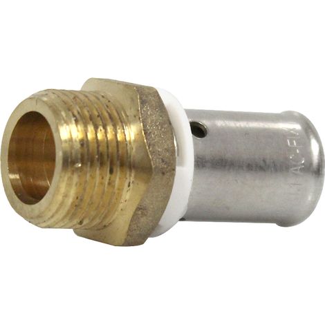 Raccord PER à sertir Ø12x1,1 - Mâle 3/8" (12/17) - IBP Bänninger (1/5)