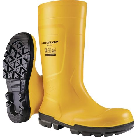 Dunlop Stiefel WORK-IT YELLOW PVC SR LO LG S5 Gr. 39 (1/3)