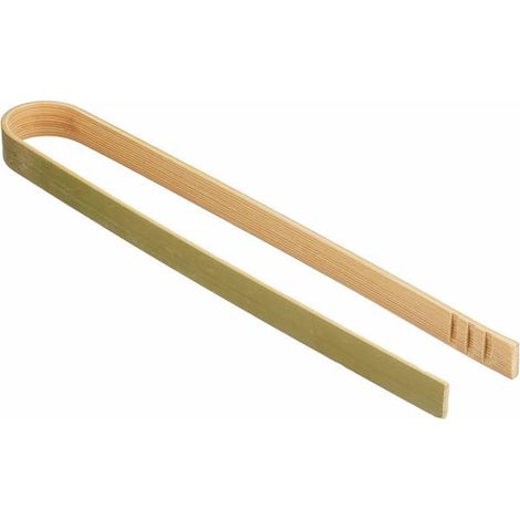 10 pinces à amuse-bouches en bambou, 16 cm, naturelles et écologiques, idéales pour apéritifs et buffets