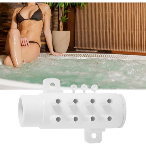Tuyau d'eau en PVC pour spa et bain à remous, collecteur de plomberie à 8 ports, accessoire séparateur d'eau (1/5)