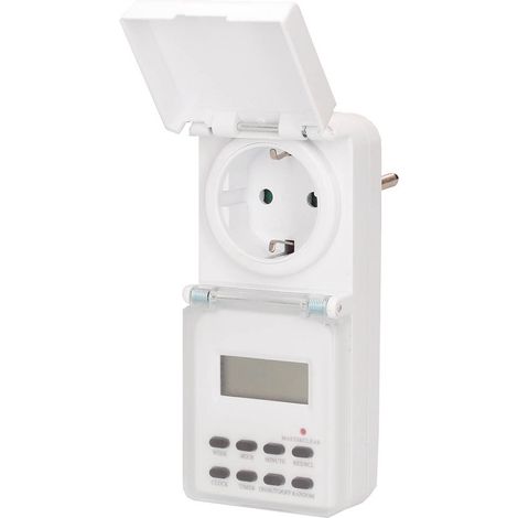 Temporizador digital para exterior IP44 (1/3)