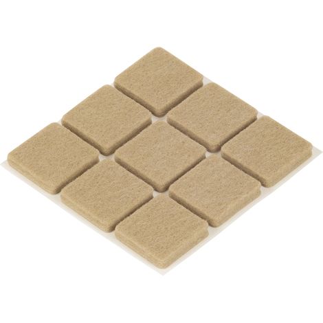 Suki Parkettgleiter BIGDUO, selbstklebend, 25 x 25 x 5 mm, beige K9