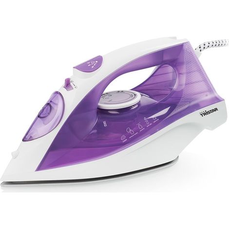 Ferro da stiro Tristar a vapore con piastra in ceramica 2200W Cod: ST-8350 (1/4)
