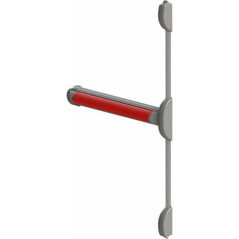 Serrure Anti Panique Touch Bar 840 mm Barre rouge 2 Points DOM Metalux (1/2)