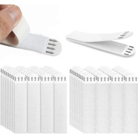 36 Pairs of No-Drill Picture Hangers, Damage-Free Wall Mounting, Picture Hanging Strips, Adhesive Frame Clips for Hanging Frames and Christmas Decorations (1/4)