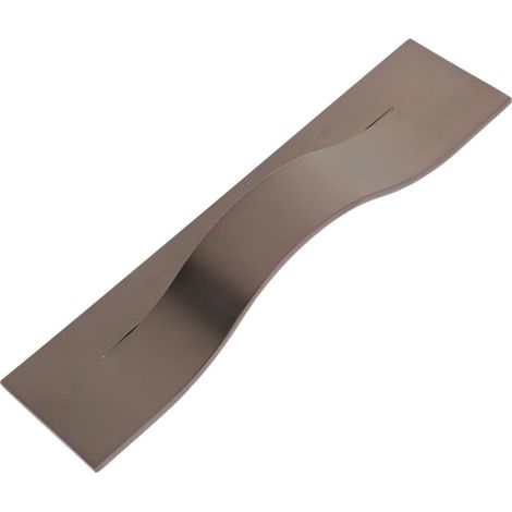 Poignée de porte invisible minimaliste en alliage zinc brun (1/5)