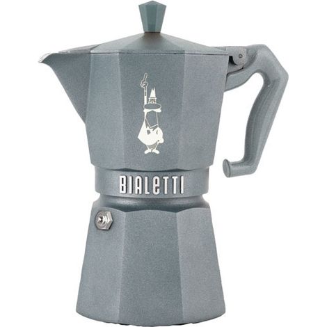 Italienische kaffeemaschine, 6 tassen, silbergrau - Bialetti - 0009076 (1/4)
