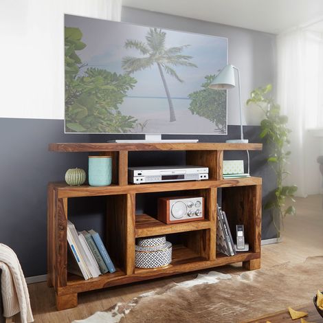 Meuble TV 115x40x76 cm en sheesham massif (1/5)