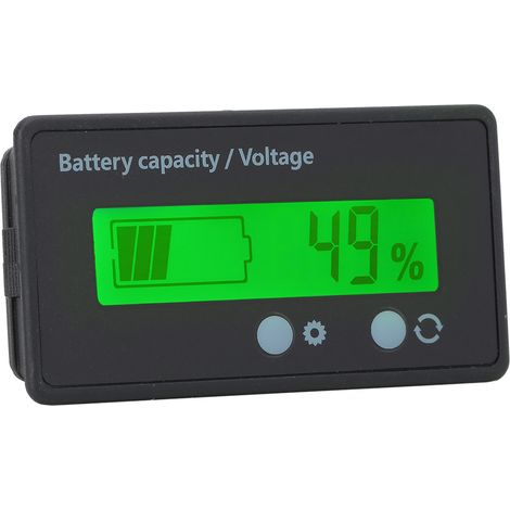 GY-6GS Wasserdichter PCB-HTN-Batteriekapazitätsmonitor mit LCD-Bildschirm, 12–84 V, Grün (1/5)