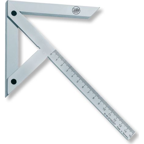 Zentrierwinkel Normalstahl mattiert 150x130mm (Ø190mm) DIN 875/2