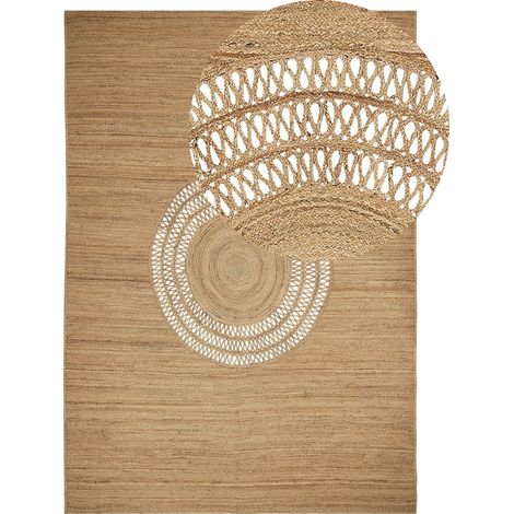 Rug BOGAZOREN Beige 160 x 230 cm Jute (1/5)