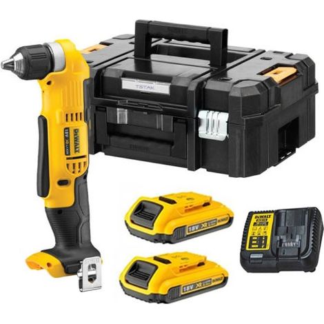 Dewalt DCD740D2-QW Perceuse d'angle 18V - 2 X 2.0Ah Batreries + chargeur en Tstak (1/2)