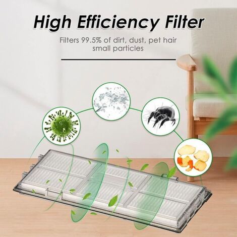 FOREHILL (16 pièces) filtres HEPA pour Roborock S7 S7 + S7 MaxV S7 MaxV Plus S7 MaxV Ultra S8 Pro Ultra S8 S8 S8 + Kit d&39accessoires de (1/4)