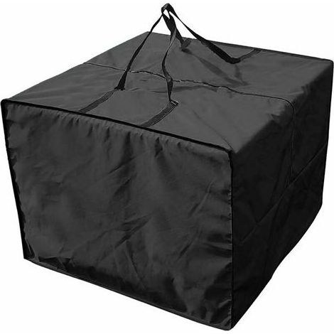Sac de rangement et housse de protection pour coussins de salon, meubles de jardin, coussins de canapé, sac étanche pour tapis de meuble, sac de rangement carré étanche résistant 81 cm x 81 cm x 61 cm (1/5)