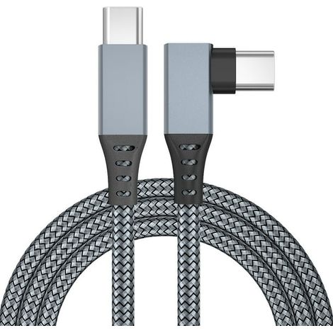 Câble de liai, Charnage rapide et transfert de données PC USB C 3.2 Gen1 5Gbps PD câble de charge de transfert VR câble de liaison (1/5)