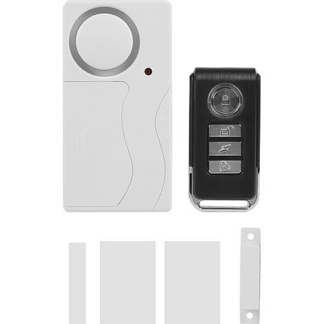 Système de sécurité d'alarme anti-cambriolage de porte sans fil, capteur magnétique de Vibration, télécommande (1/5)