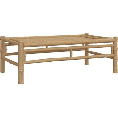 Table basse de jardin en bambou, 100 x 55 x 33 cm (1/5)