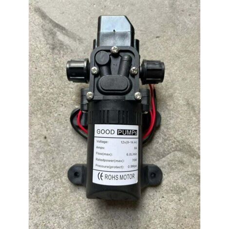 LAN 12V DC Wasserpumpe für Wohnmobile, Hochdruckwasserpumpe, Membran-Ansaugpumpe (Spannung: 12V) (1/5)