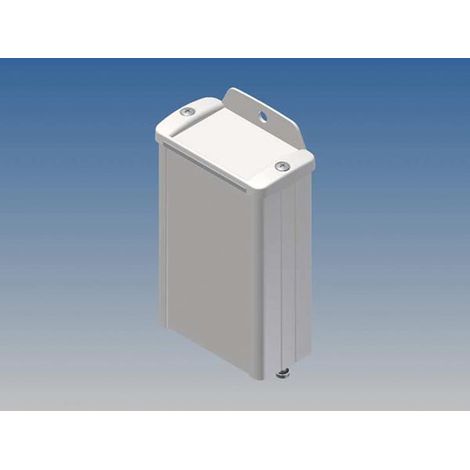 Boîtier En Aluminium - Blanc - 100 X 59 9 X 30 9 Mm - Avec Bride
