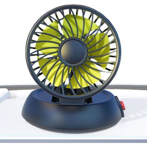 Fan USB pour voiture, ventilateur de voiture Circulatrice d'air à (1/5)
