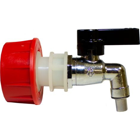 GRAF grifo de vaciado de latón 3/4" con adaptador, compatible con barril Universal de GRAF