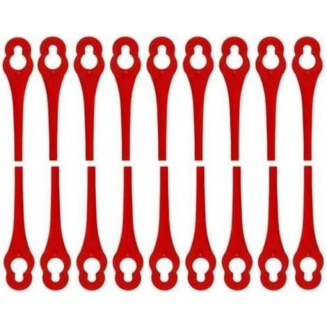 pair Lot de 100 Lames de Rechange pour Florabest Coupe Bordure LIDL FRTA 20 A1,FAT 18B2, FAT 18B3 (1/4)