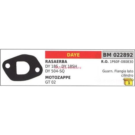Guarnizione flangia lato cilindro DAYE motozappa GT 02 022892