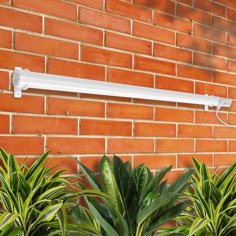 Randaco Pflanzenheizung 240W mit externem Thermostat und Timer, für Gewächshaus und Frühbeet