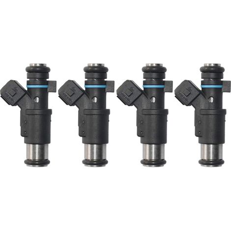4 pièces Injecteur de carburant 1984.E0 1984E0 Compatible avec 1.4 Berlingo C2 C3 Xsara 1007 206 306 307 Partner 0280156357 348001 01F002A FI1042 (1/5)